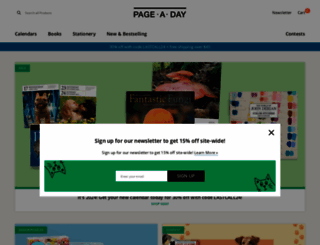 pageaday.com screenshot