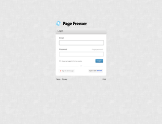 pagefreezer.quoteroller.com screenshot