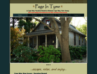 pageintyme.com screenshot
