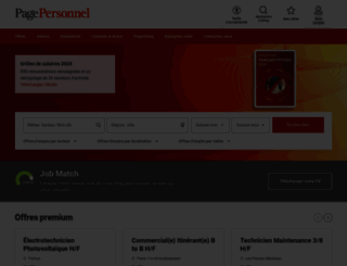 pagepersonnel.fr screenshot