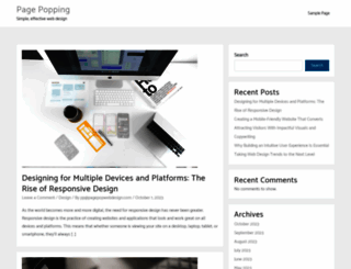 pagepopwebdesign.com screenshot