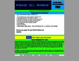 pager-world.com screenshot