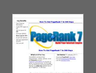 pagerank7.xtrememind.com screenshot