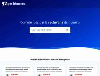 pages-blanches-france.fr screenshot