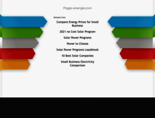 pages-energie.com screenshot