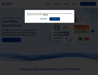 pages.aquaticinformatics.com screenshot