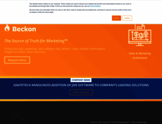 pages.beckon.com screenshot