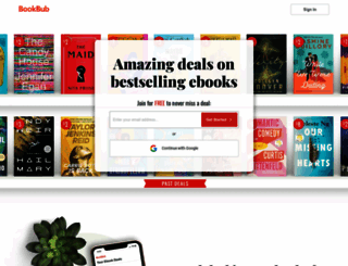 pages.bookbub.com screenshot