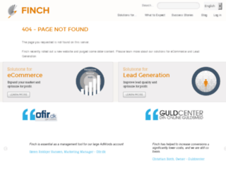 pages.finch.com screenshot