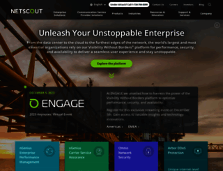 pages.netscout.com screenshot