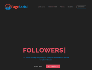 pagesocial.com screenshot