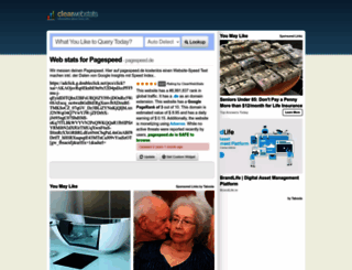 pagespeed.de.clearwebstats.com screenshot