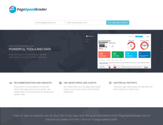 pagespeedgrader.com screenshot