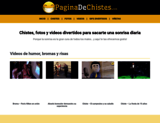 paginadechistes.com screenshot