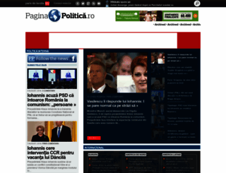 paginadepolitica.ro screenshot