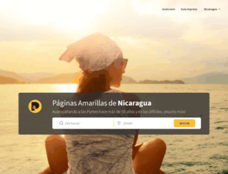 paginasamarillas.com.ni screenshot