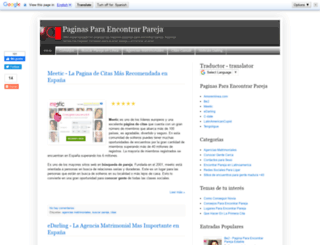 paginasparaencontrarpareja.net screenshot