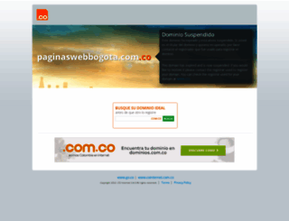paginaswebbogota.com.co screenshot