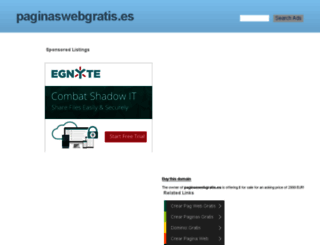 paginaswebgratis.es screenshot