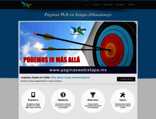 paginaswebixtapa.mx screenshot