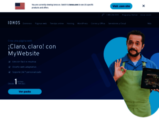 paginaweb.1and1.es screenshot