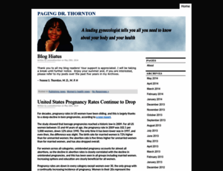 pagingdrthornton.com screenshot