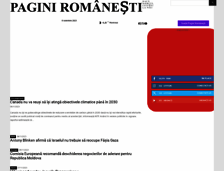 paginiromanesti.com screenshot