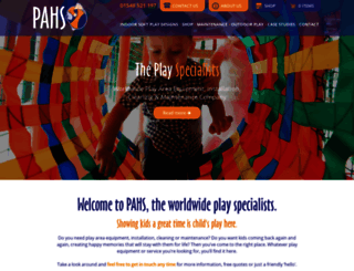 pahs.co.uk screenshot