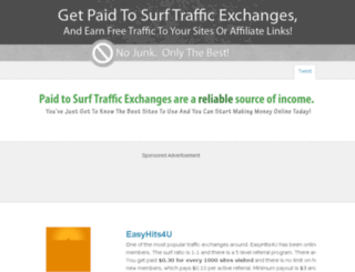 paid-to-surf-traffic-exchanges.com screenshot