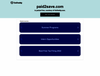 paid2save.com screenshot