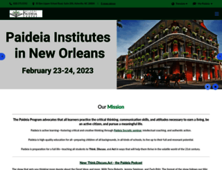 paideia.org screenshot