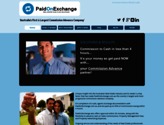 paidonexchange.com.au screenshot
