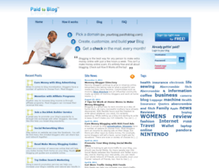 paidtoblog.com screenshot