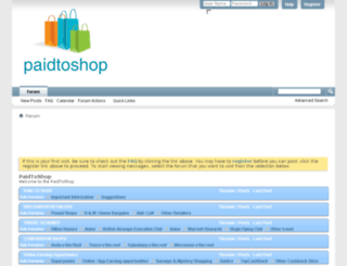 paidtoshop.co.uk screenshot