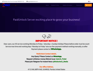 paidunlock.com screenshot