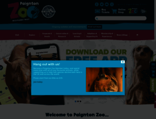 paigntonzoo.org.uk screenshot