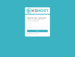 painel.kshost.com.br screenshot
