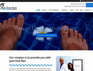 painfreefeet.ca screenshot