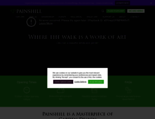 painshill.co.uk screenshot