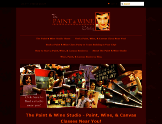 paintandwineclasses.com screenshot