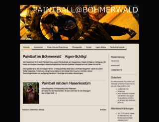 paintball-boehmerwald.at screenshot