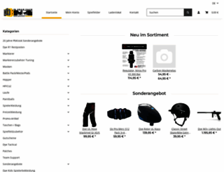 paintball-kiosk.de screenshot