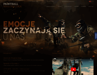 paintball-malopolska.pl screenshot
