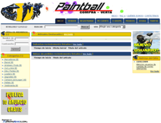 paintballcompraventa.com screenshot