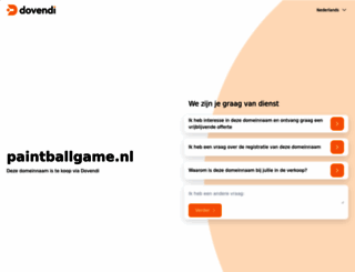 paintballgame.nl screenshot