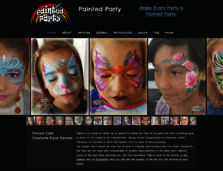 paintedparty.com screenshot