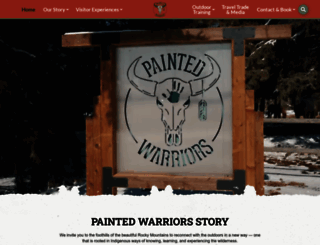 paintedwarriors.ca screenshot