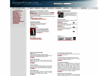 painterforum.com screenshot
