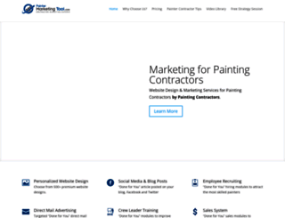 paintermarketingtool.com screenshot
