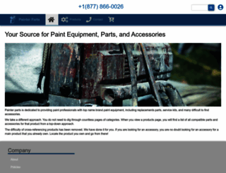 painterparts.com screenshot